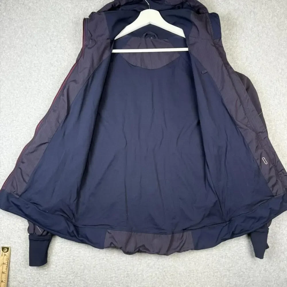 Lululemon Women's Small plum Full Zip Track Windbreaker Jacket Athleisure